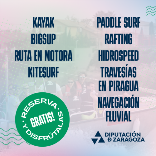 Actividades acuáticas en Zaragoza provincia